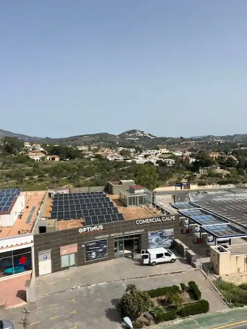 Vista exterior de Piso en venta en Calpe / Calp con Aire acondicionado, Calefacción y Terraza