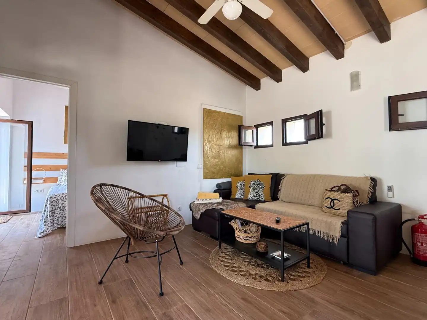 Living room of Country homes for sale in Campanet  with Heating, Private garden and Swimming Pool