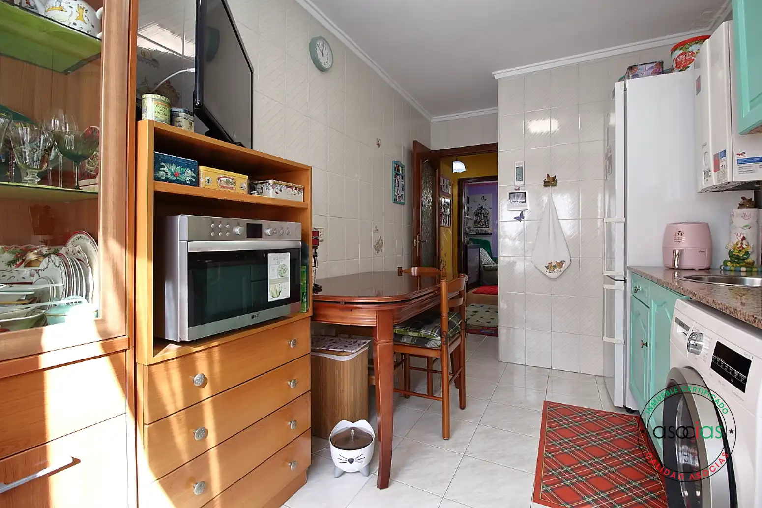 Cocina de Piso en venta en Gijón  con Calefacción, Parquet y Trastero