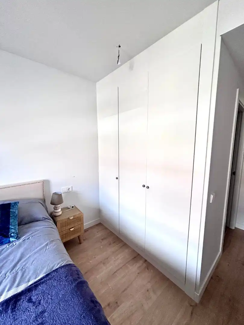 Bedroom of Flat for sale in Gijón   with Heating, Private garden and Parquet flooring
