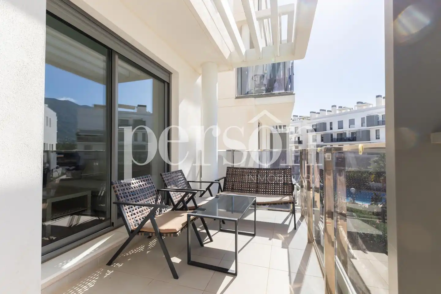 Terrace of Flat for rent in Dénia  with Air Conditioner, Terrace and Storage room