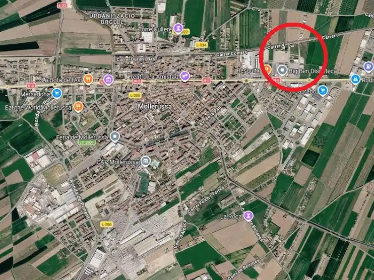 Exterior view of Industrial land for sale in Golmés