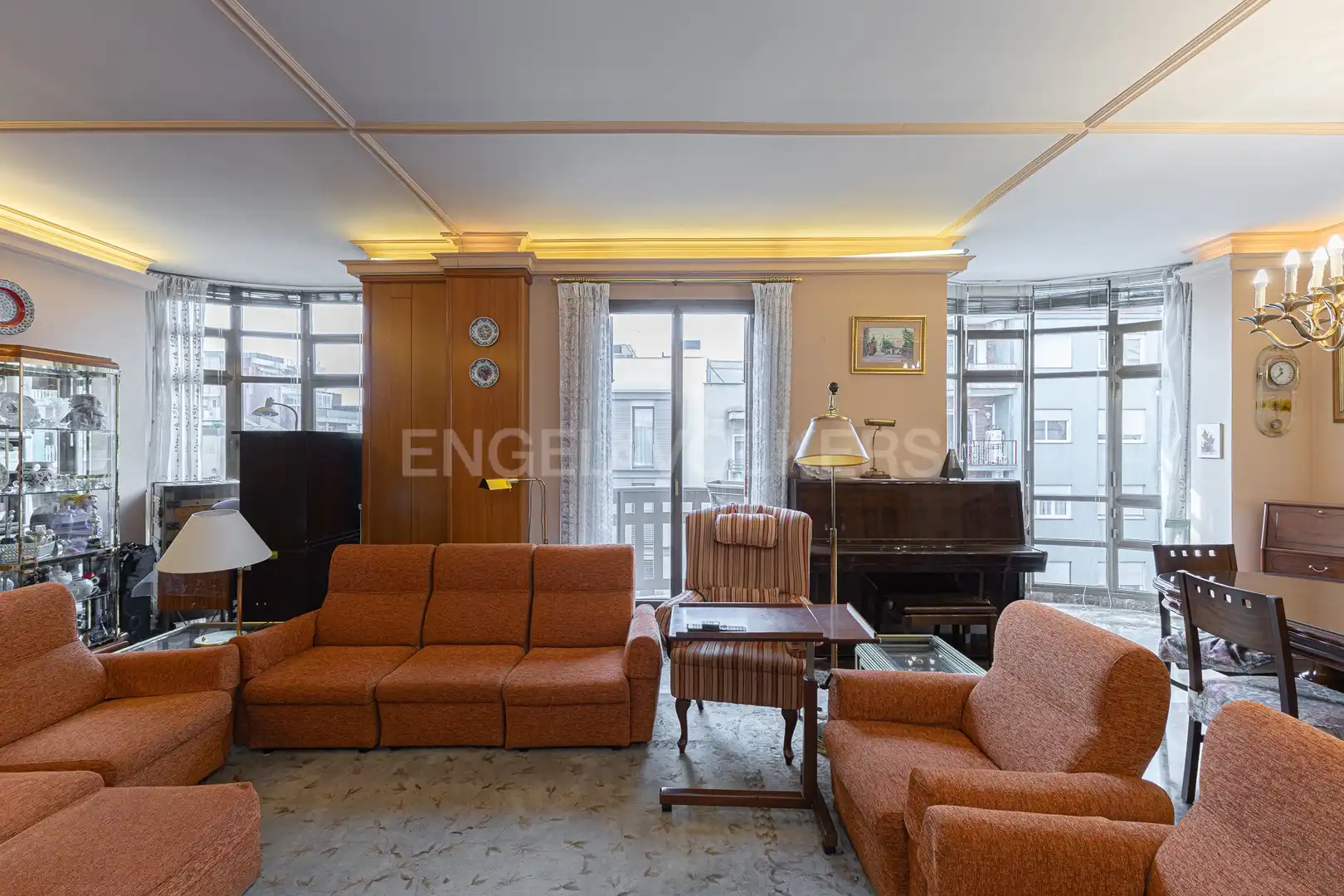 Sala d'estar de Àtic en venda en Barcelona amb Aire condicionat, Calefacció i Terrassa