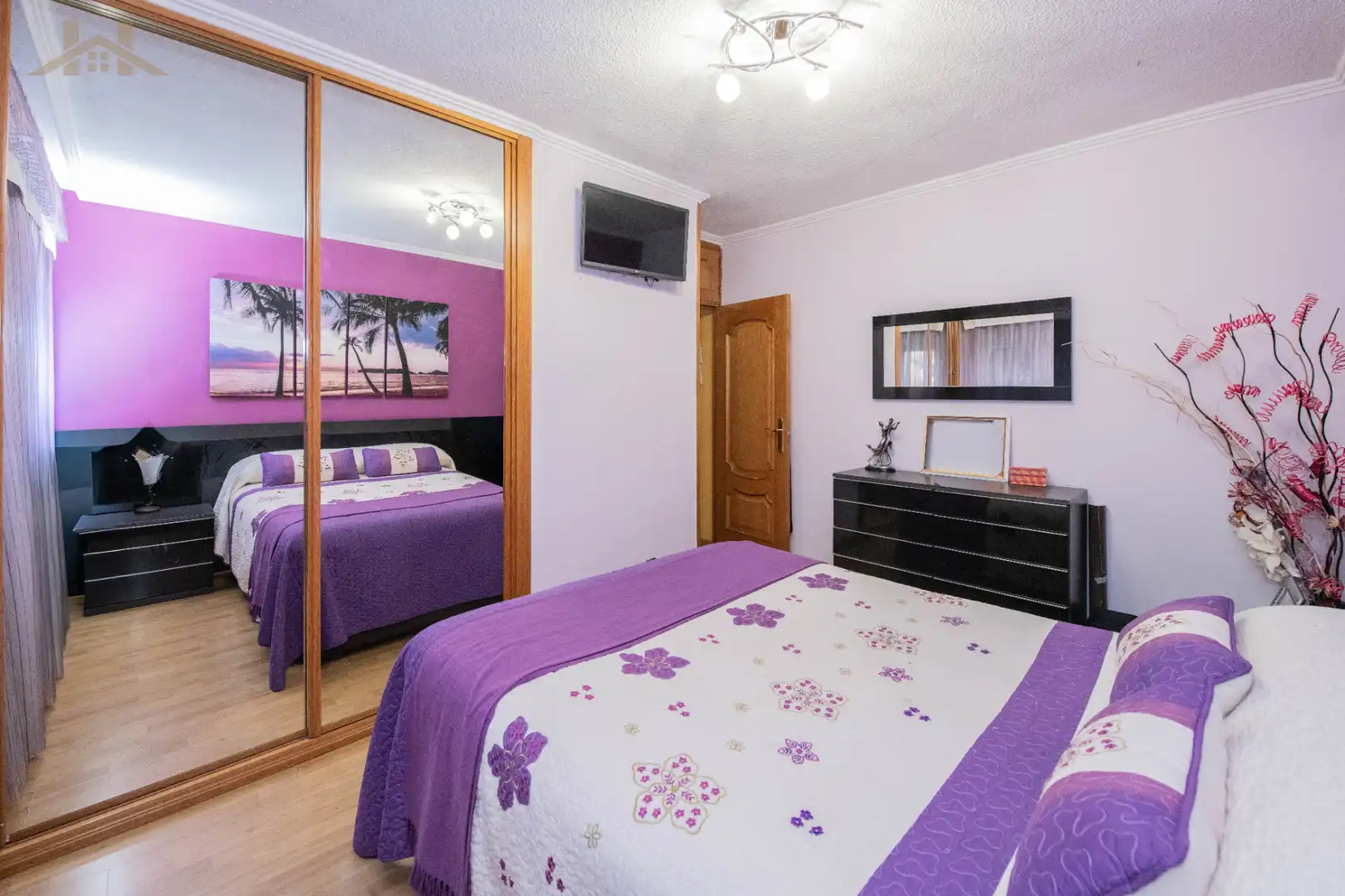 Schlafzimmer von Wohnung zum Verkauf in Coslada mit Klimaanlage und Heizung