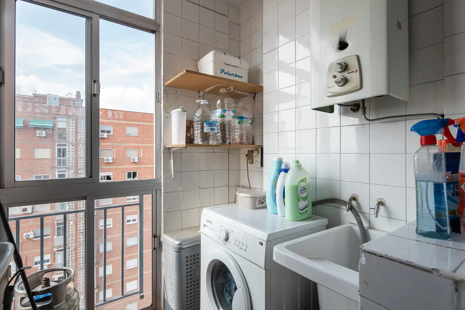Balcony of Flat for sale in Granada  with Air Conditioner, Parquet flooring and Terrace