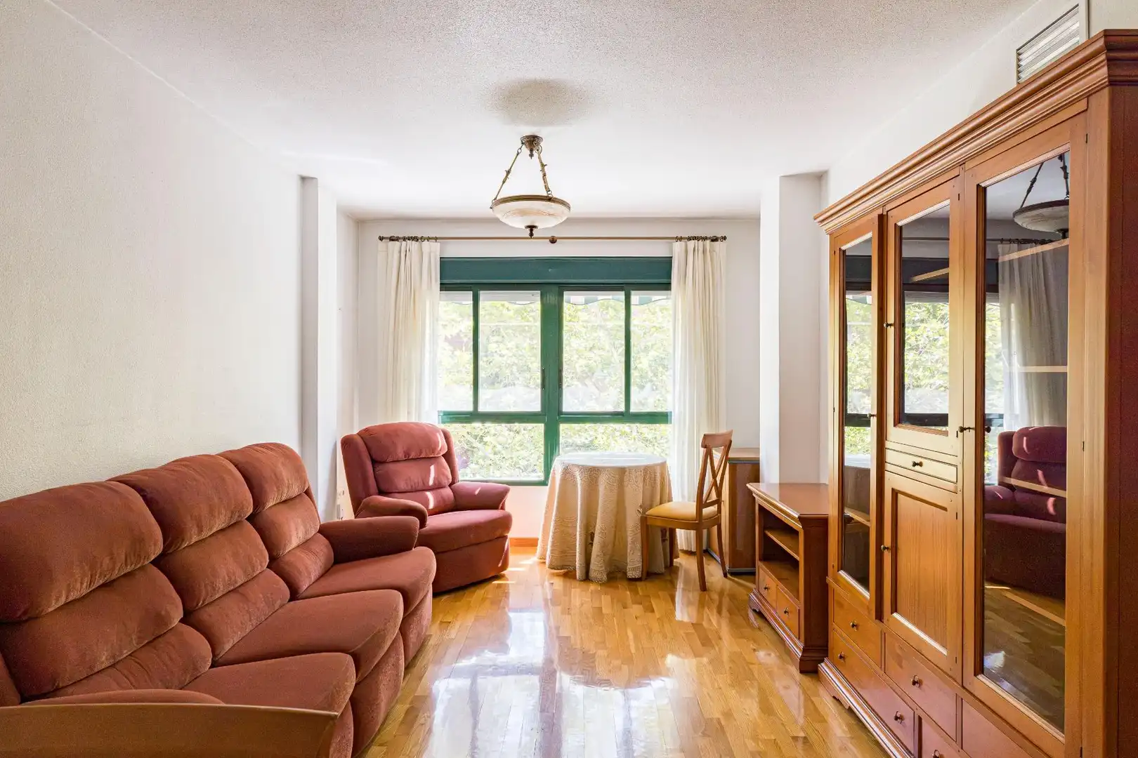 Sala de estar de Piso en venta en Murcia con Aire acondicionado, Parquet y Trastero