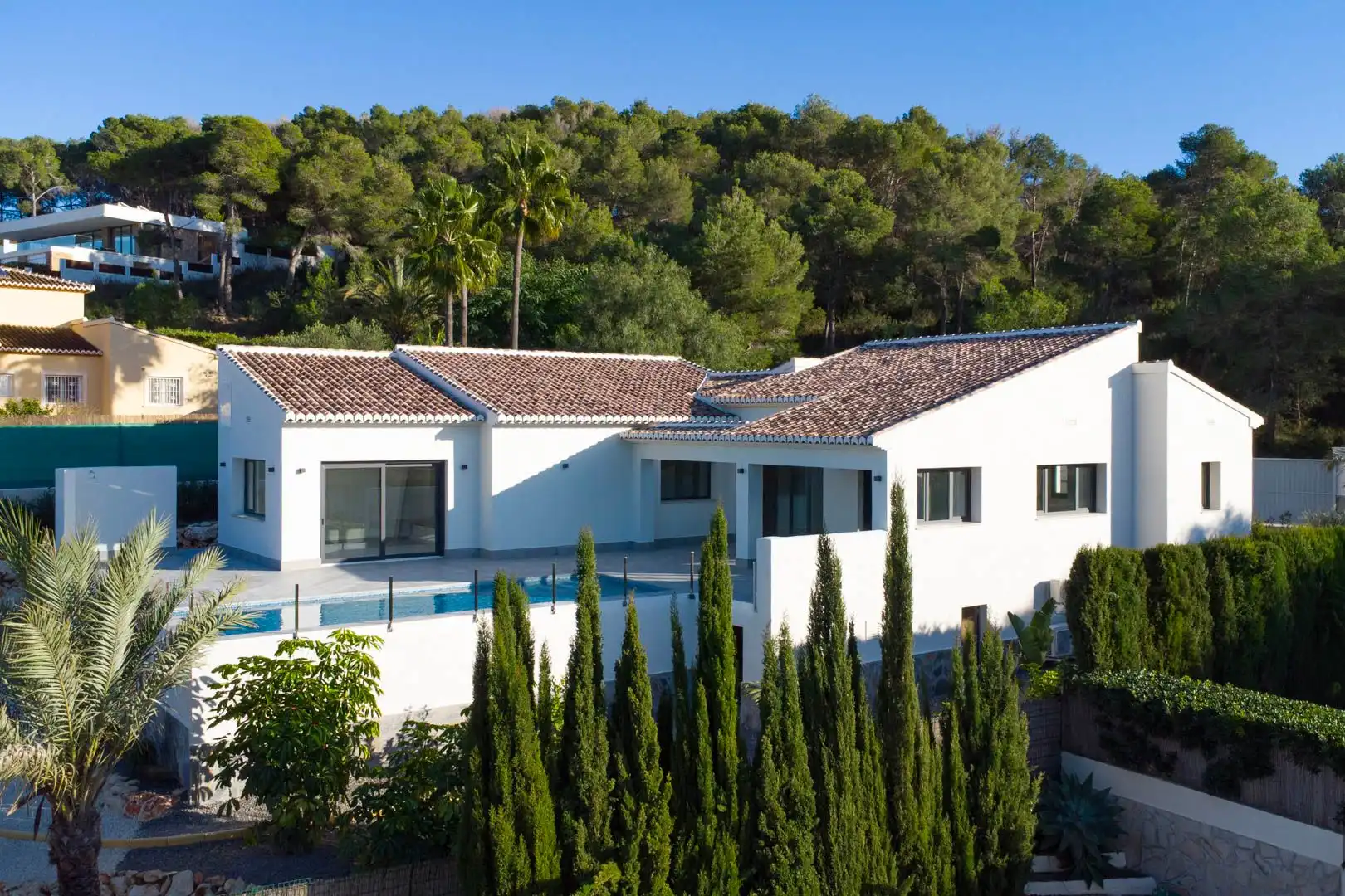Vista exterior de Casa o xalet en venda en Jávea / Xàbia amb Aire condicionat, Calefacció i Jardí privat