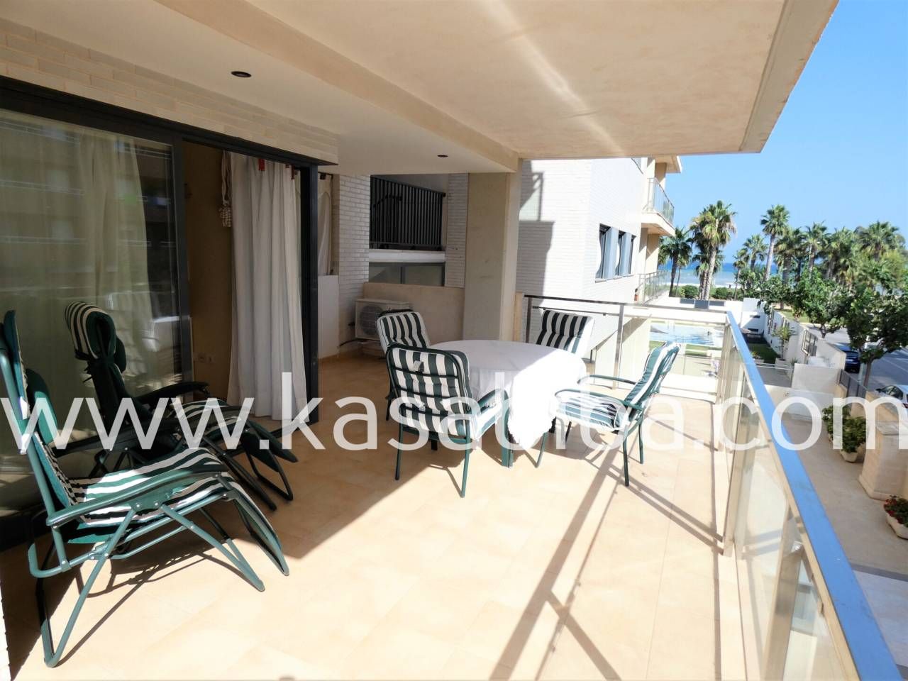 Terrace of Flat for sale in Oropesa del Mar / Orpesa  with Air Conditioner, Terrace and Storage room