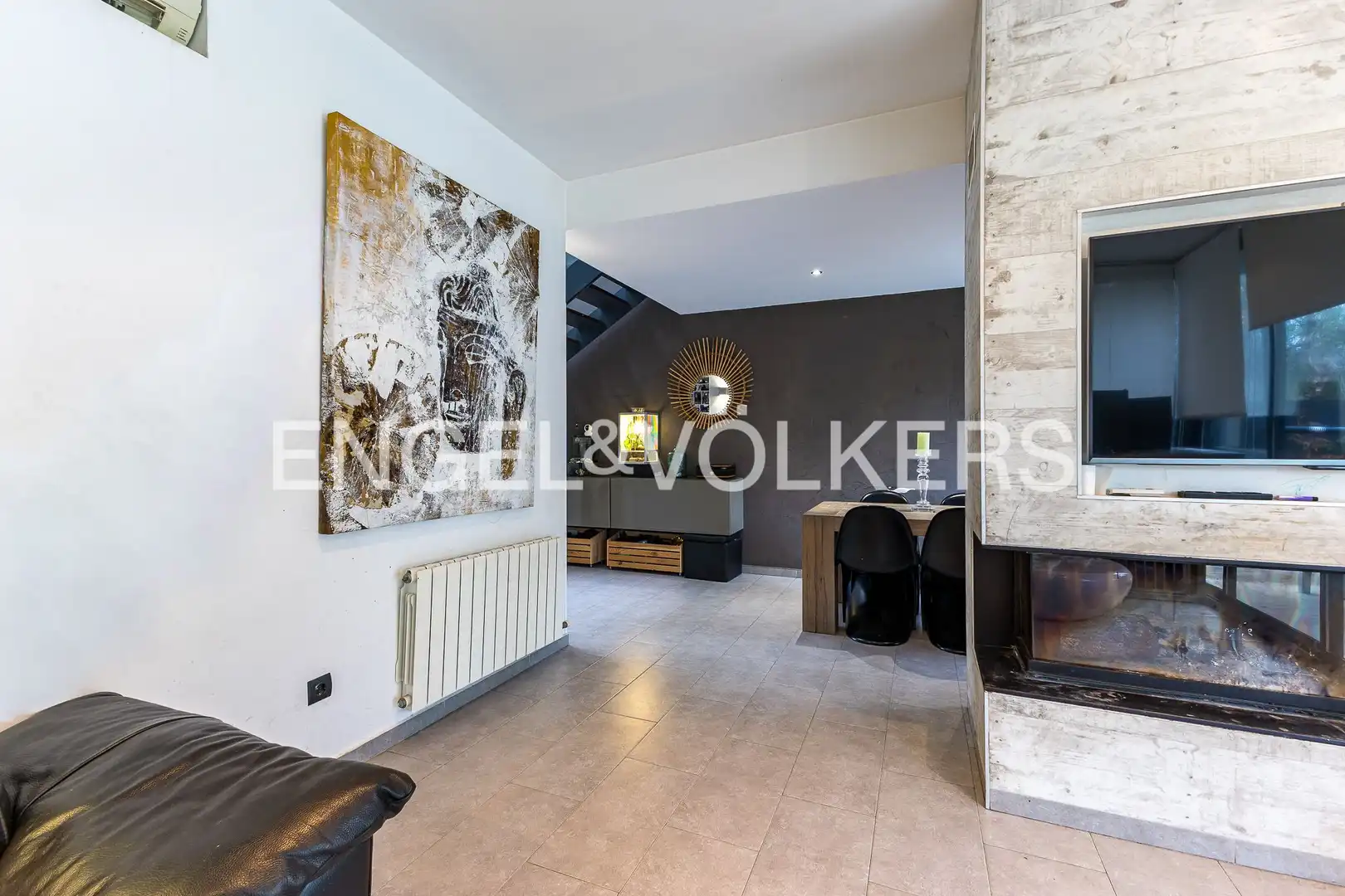 Sala de estar de Casa o chalet de alquiler en Sant Pere de Ribes con Aire acondicionado, Calefacción y Jardín privado