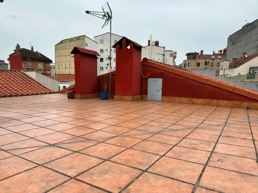 Terraza de Piso en venta en Gijón  con Calefacción y Horno