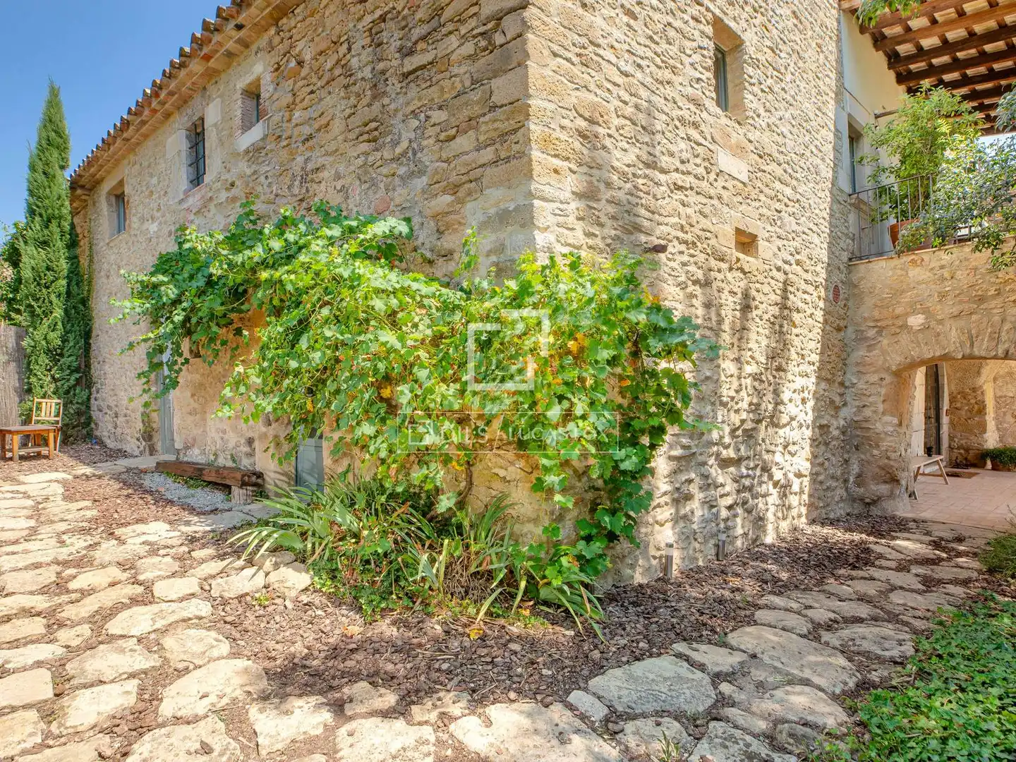 Vista exterior de Finca rústica en venda en Vilademuls amb Calefacció, Jardí privat i Terrassa