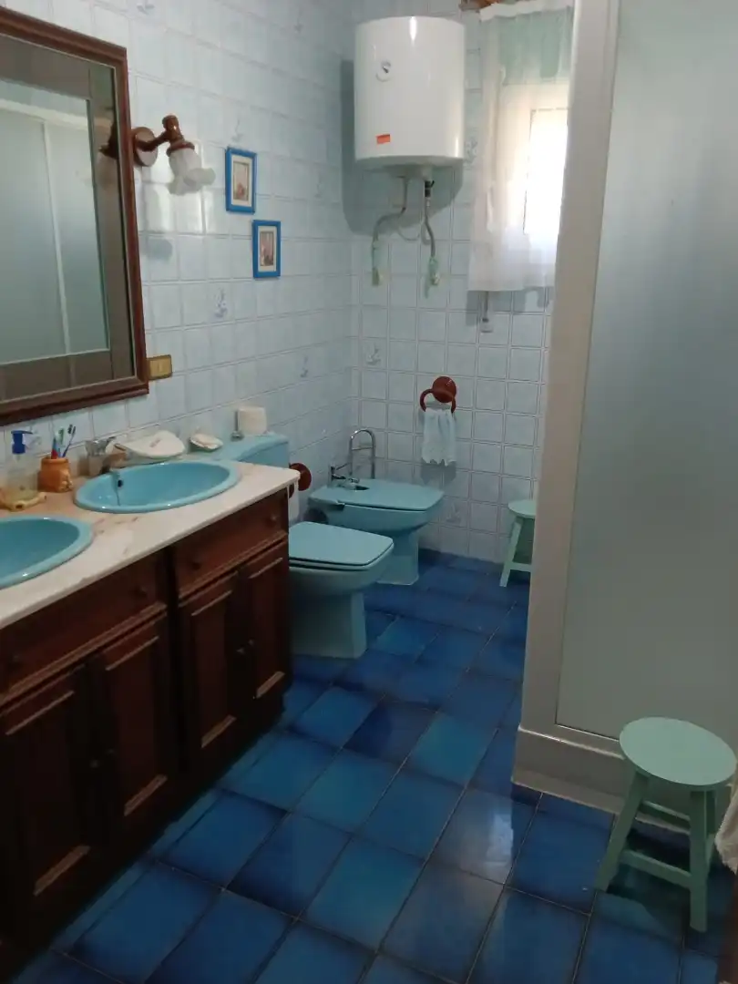 Baño de Finca rústica en venta en Fuente Álamo de Murcia con Aire acondicionado, Jardín privado y Amueblado