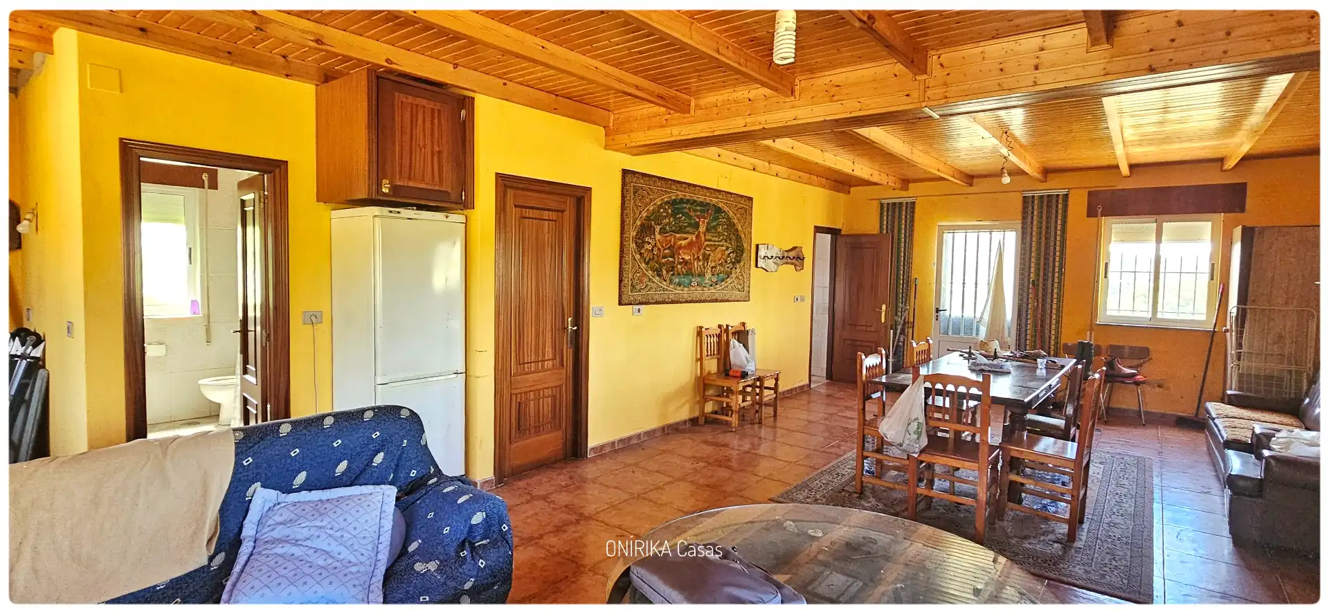 Dining room of Houses for sale in Sarria  with Private garden, Storage room and Furnished