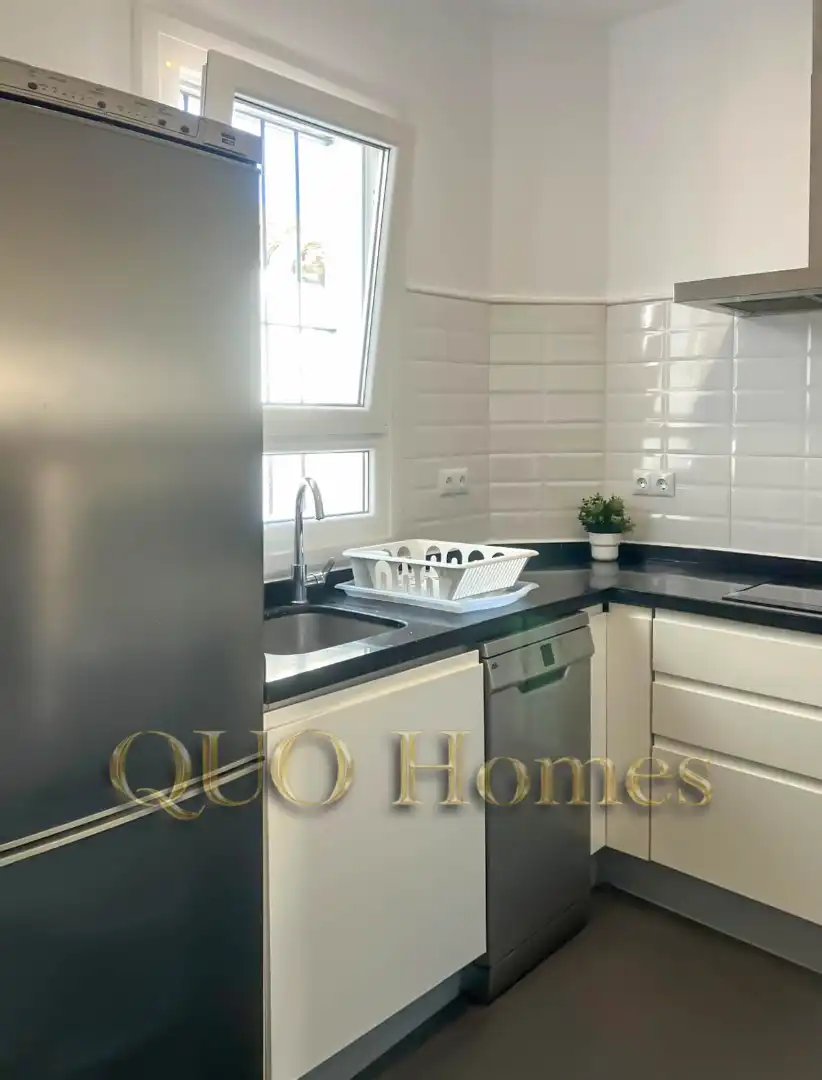 Kitchen of Flat for sale in Jerez de la Frontera  with Air Conditioner, Furnished and Balcony