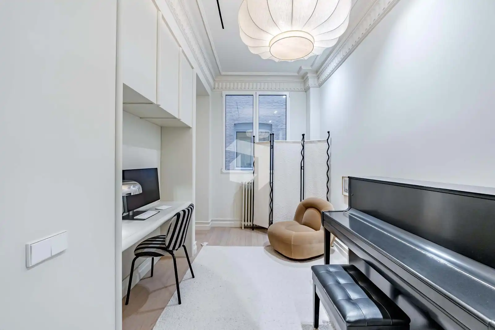 Wohnzimmer von Wohnung zum Verkauf in Madrid mit Klimaanlage, Heizung und Terrasse