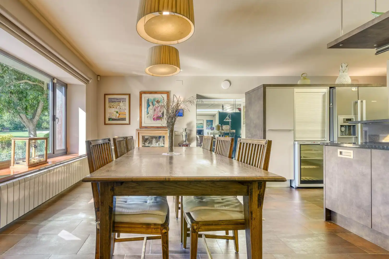 Comedor de Finca rústica en venta en Boadella i les Escaules con Calefacción, Jardín privado y Terraza