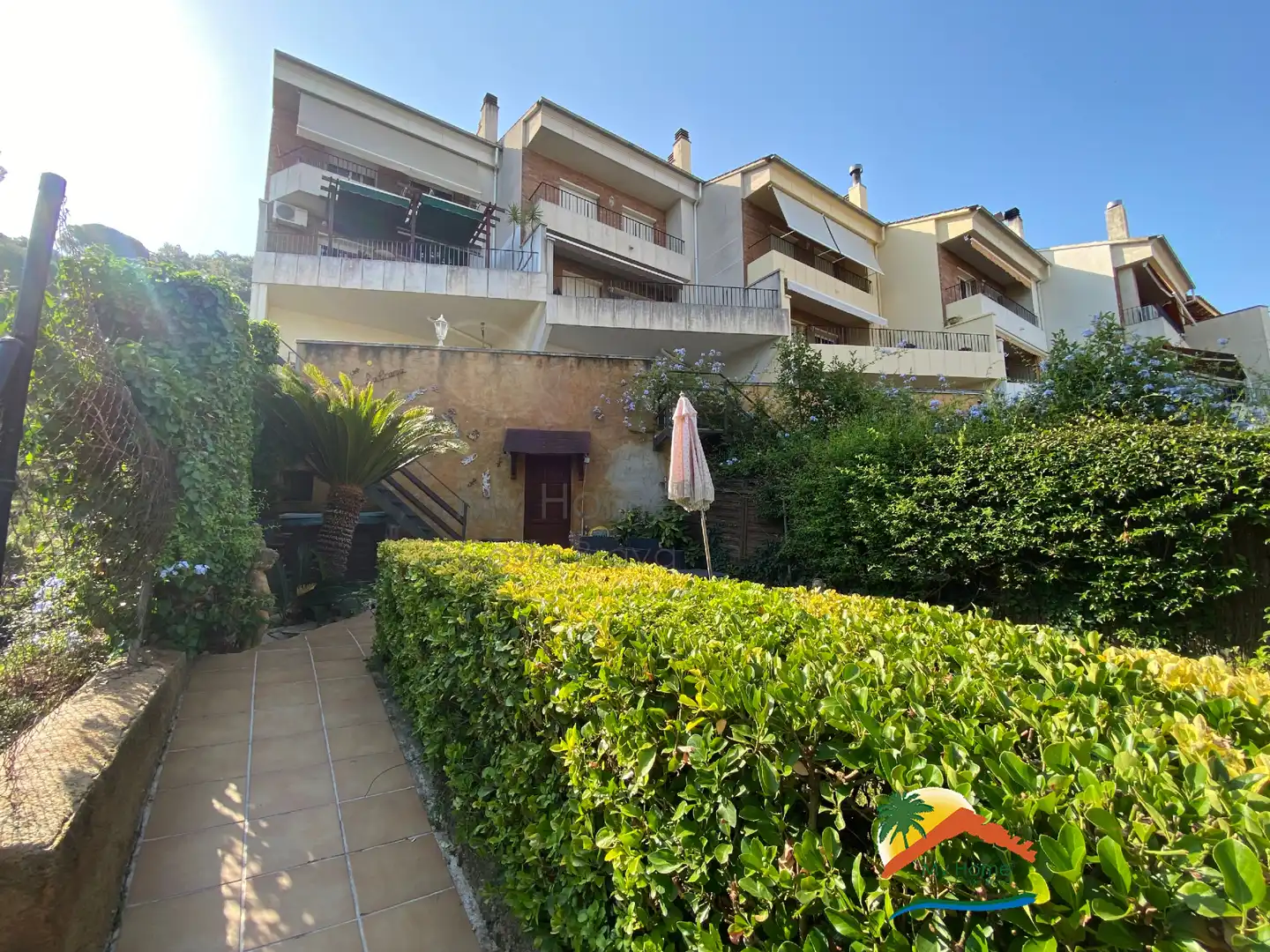 Jardí de Casa adosada en venda en Blanes amb Aire condicionat, Calefacció i Jardí privat