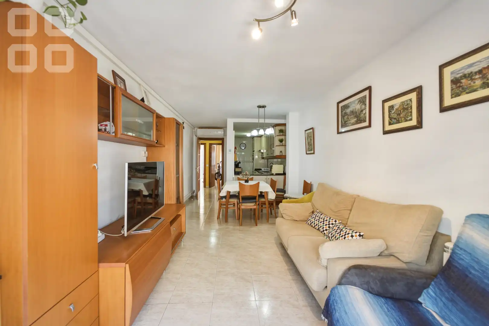 Sala de estar de Piso en venta en Pineda de Mar con Aire acondicionado, Calefacción y Trastero