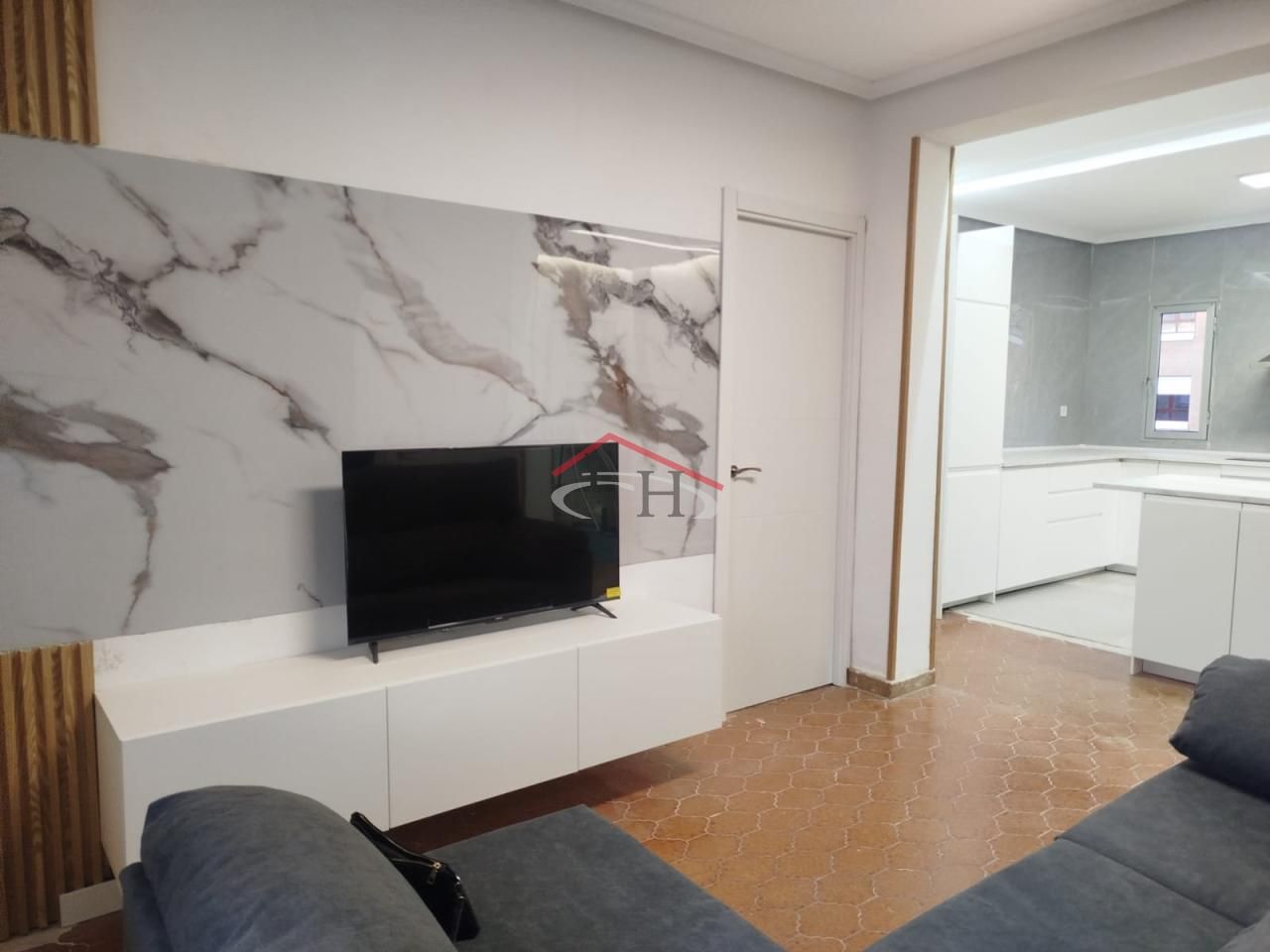 Sala d'estar de Pis de lloguer en León Capital  amb Calefacció, Terrassa i Moblat