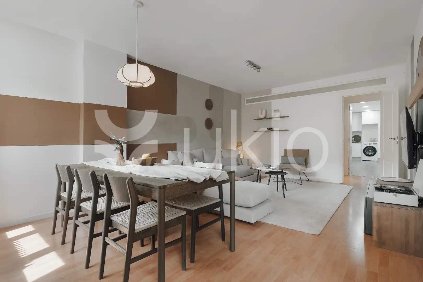 Living room of Apartments for rent in  Madrid Capital  with Air Conditioner, Heating and Terrace