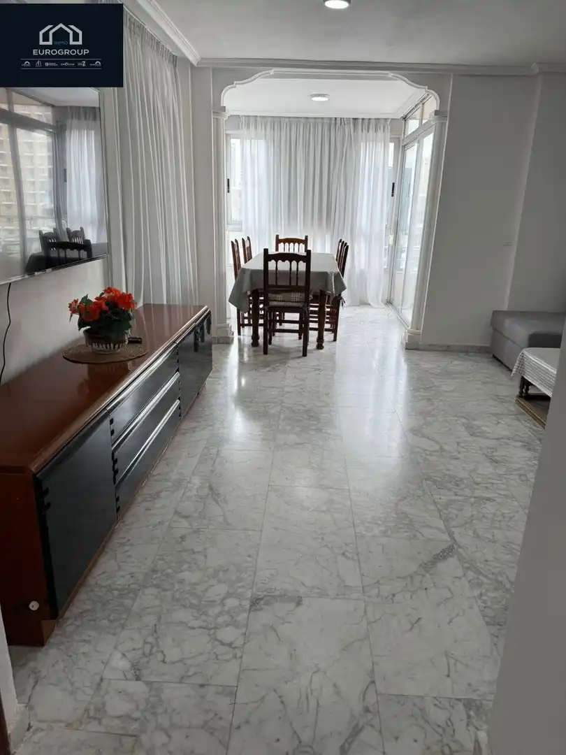 Esszimmer von Wohnung zur Miete in Benidorm mit Klimaanlage, Möbliert und Gemeinschaftspool