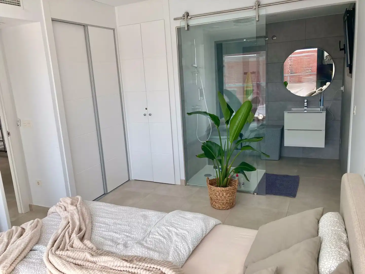 Bedroom of Detached homes for rent in Santa Pola  with Air Conditioner, Heating and Private garden