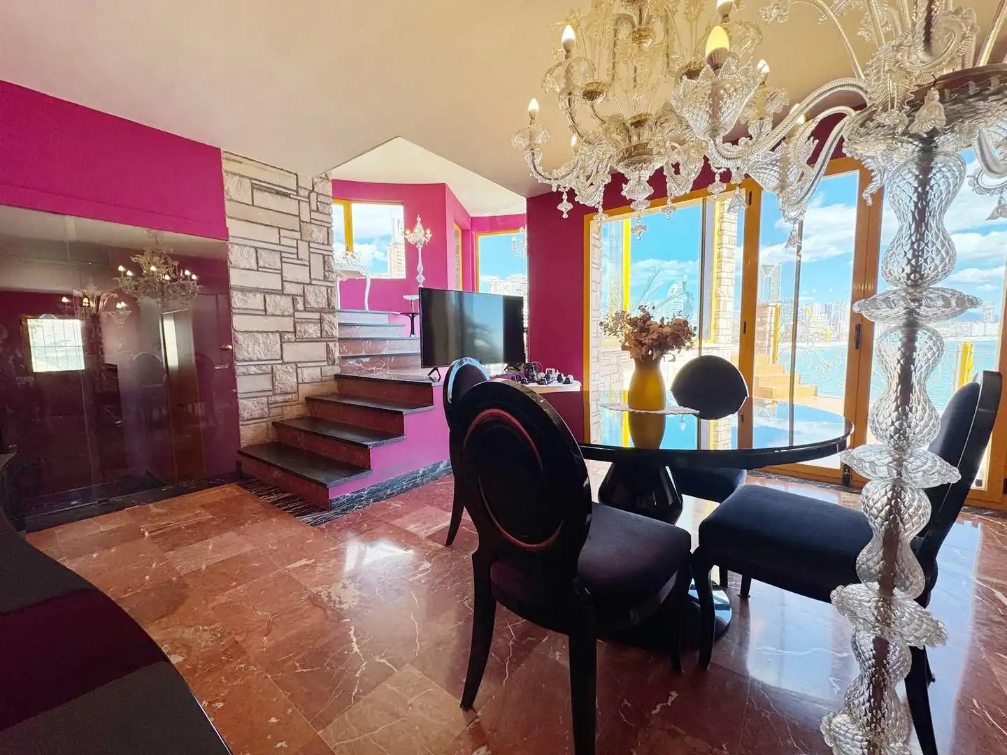 Comedor de Casa o chalet en venta en Benidorm con Aire acondicionado, Calefacción y Jardín privado