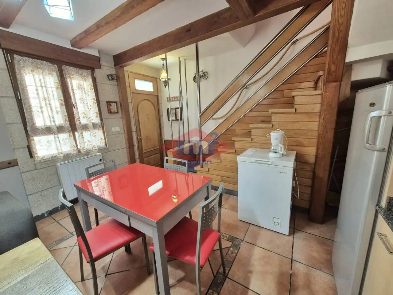 Cuina de Casa o xalet de lloguer en Baiona amb Calefacció i Moblat