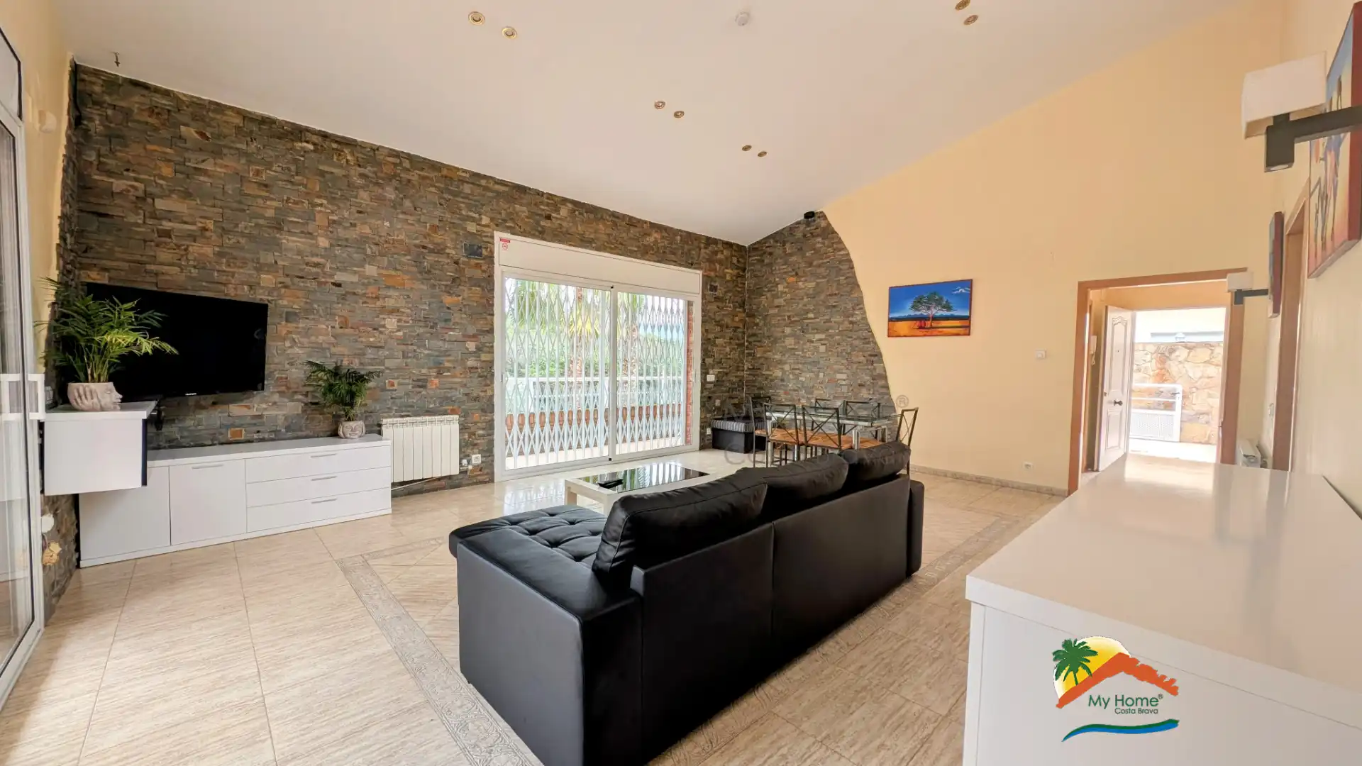 Living room of Houses for sale in Lloret de Mar  with Heating, Private garden and Terrace