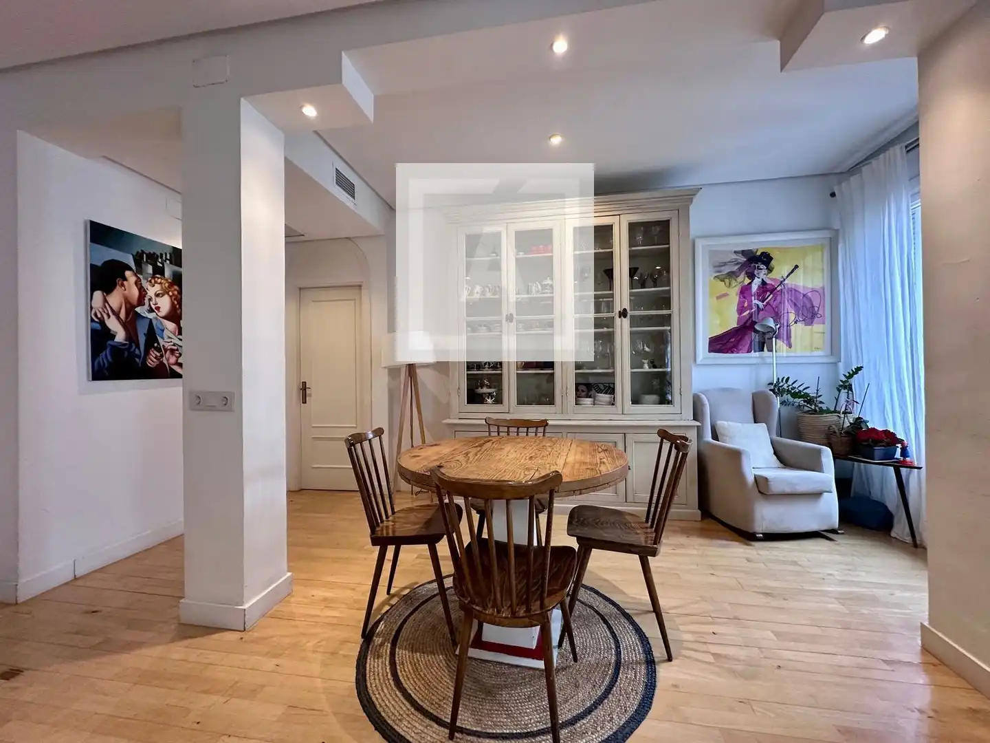Esszimmer von Wohnung zum Verkauf in Madrid mit Klimaanlage, Heizung und Terrasse