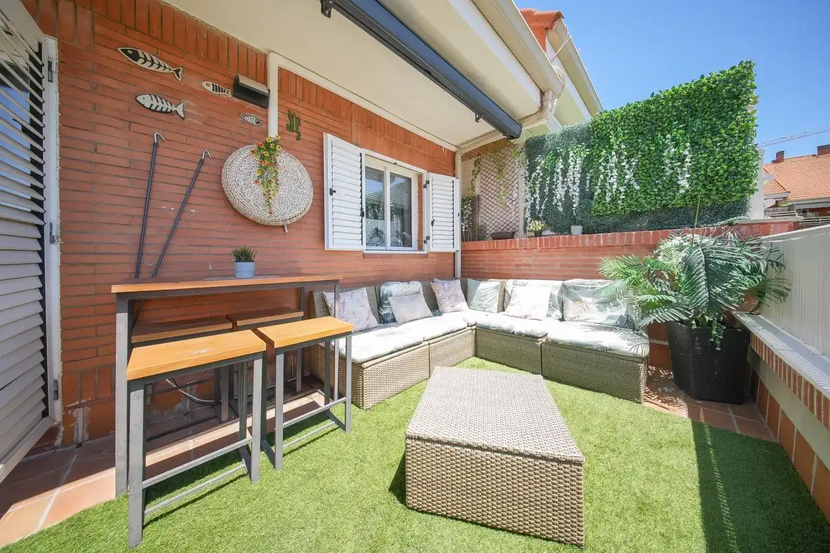 Terrassa de Casa o xalet en venda en Algete amb Aire condicionat, Calefacció i Jardí privat