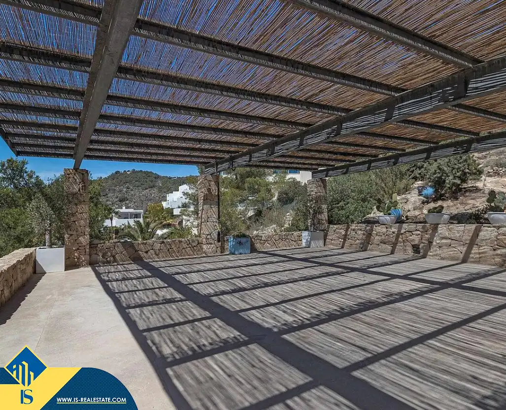 Terrassa de Casa o xalet en venda en Santa Eulària des Riu amb Terrassa, Piscina i Moblat