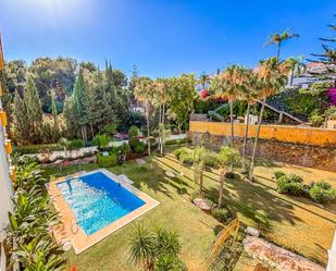 Jardí de Apartament de lloguer en Marbella amb Aire condicionat, Terrassa i Piscina