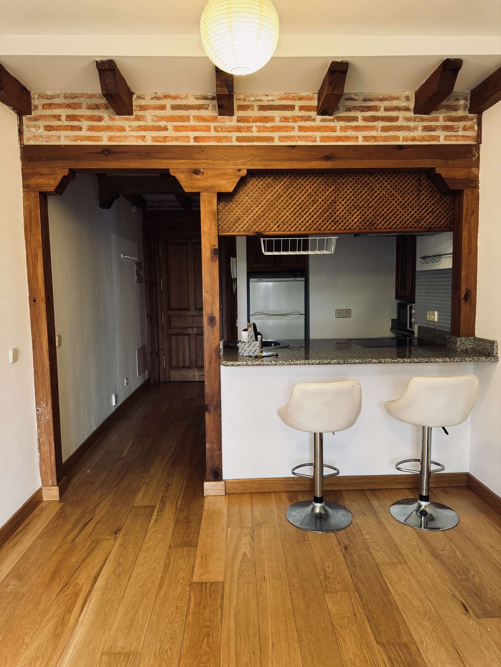 Kitchen of Apartment to share in Real Sitio de San Ildefonso  with Air Conditioner, Heating and Terrace