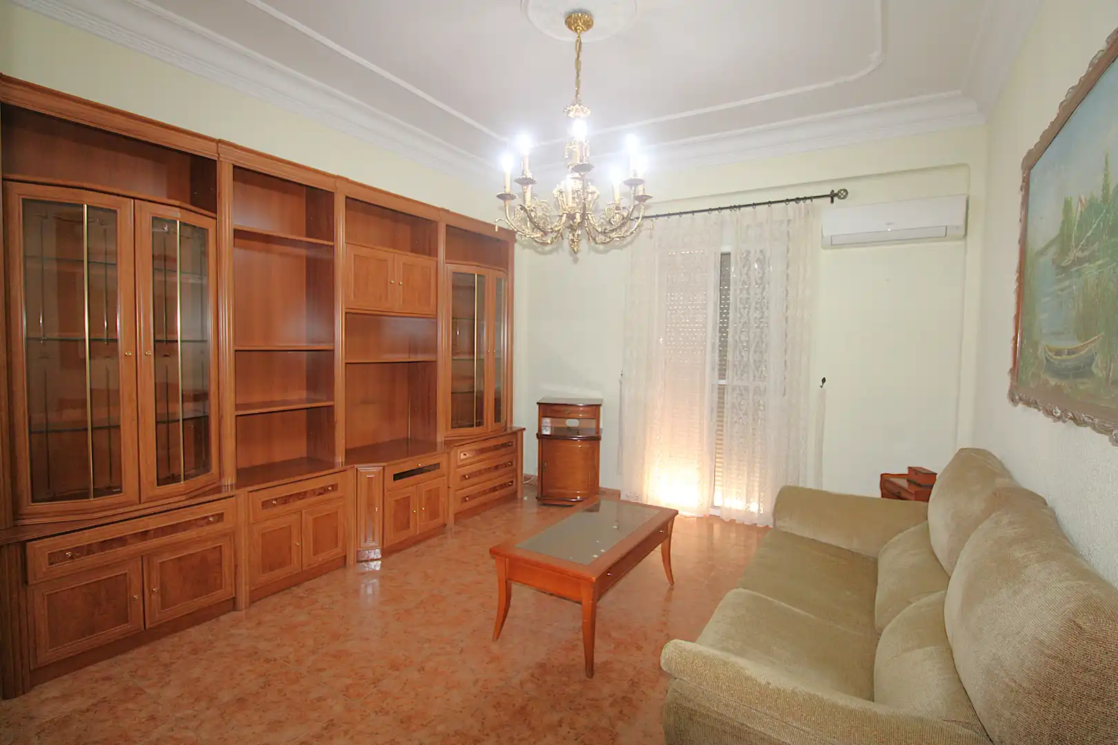 Sala de estar de Piso de alquiler en Valencia con Aire acondicionado, Terraza y Amueblado