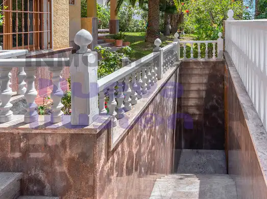 Garden of Houses for sale in Roquetas de Mar  with Air Conditioner, Heating and Private garden