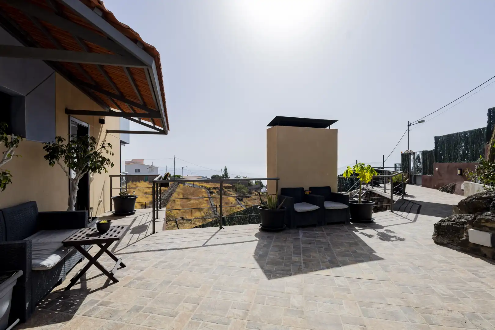Terrasse von Haus oder Chalet zur Miete in Araya