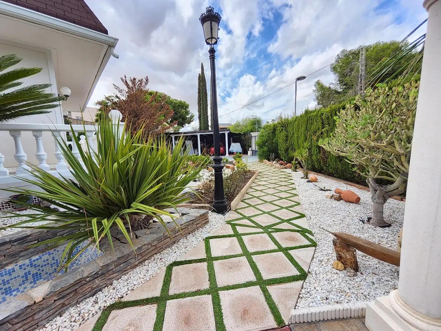 Garden of Houses for sale in San Vicente del Raspeig / Sant Vicent del Raspeig  with Storage room, Swimming Pool and Community pool
