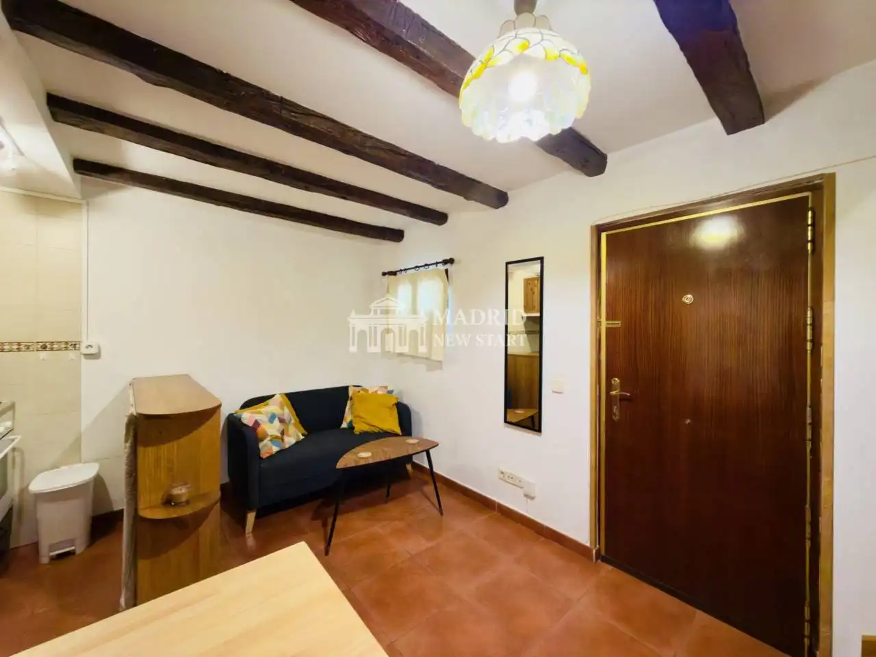 Sala d'estar de Pis de lloguer en Madrid amb Aire condicionat, Calefacció i Moblat