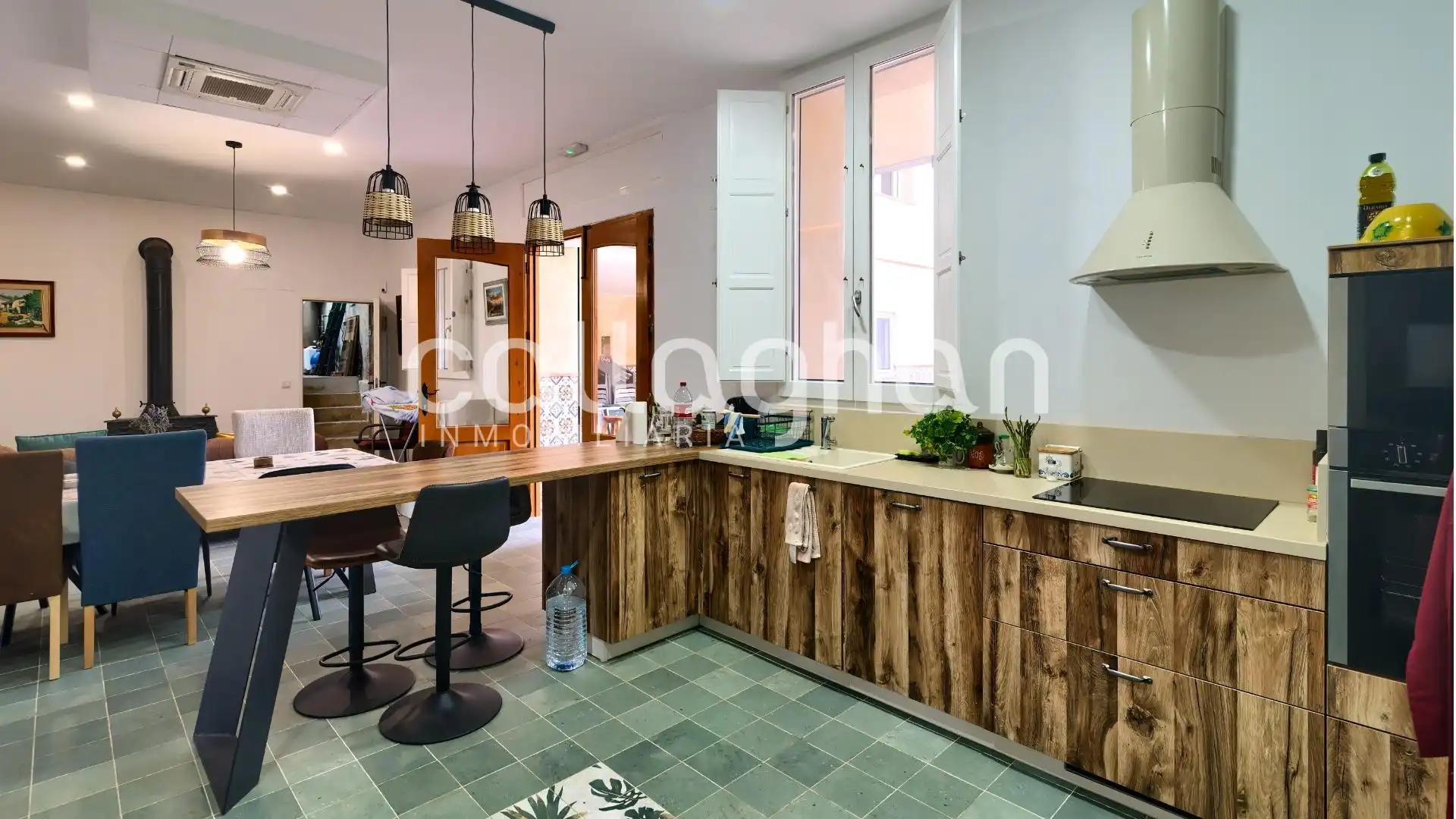 Cocina de Casa o chalet en venta en Alzira con Calefacción, Jardín privado y Terraza