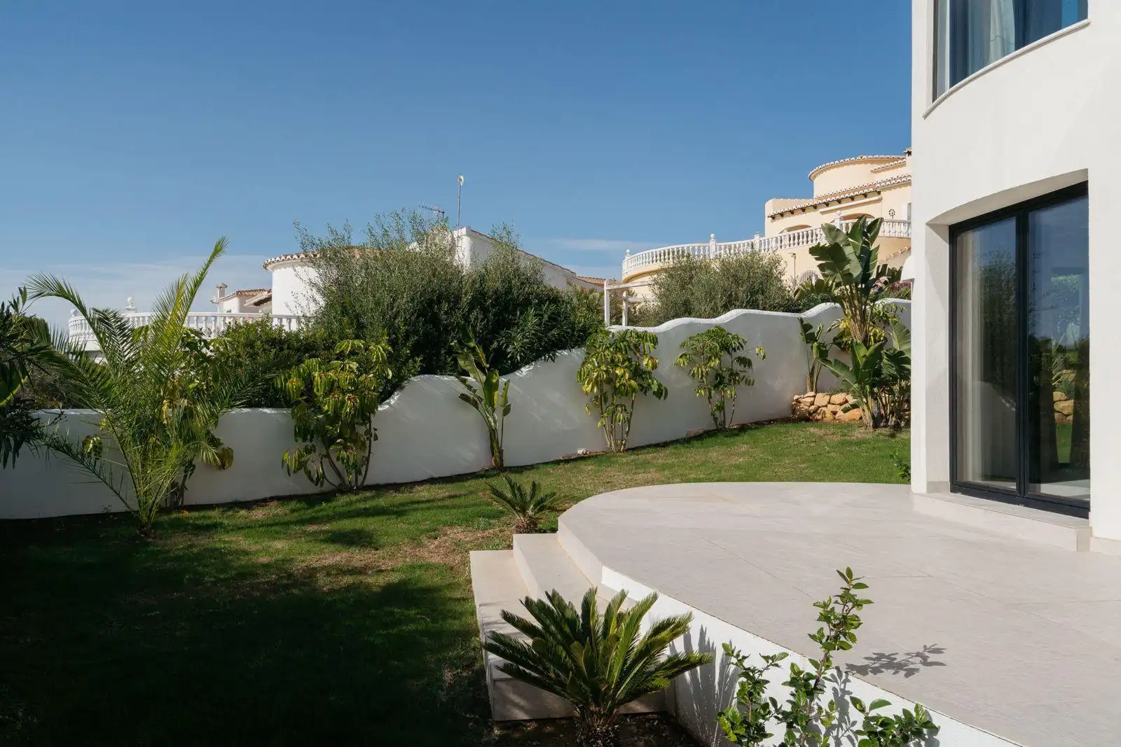 Terrassa de Casa o xalet en venda en Benitachell / El Poble Nou de Benitatxell amb Aire condicionat, Jardí privat i Traster