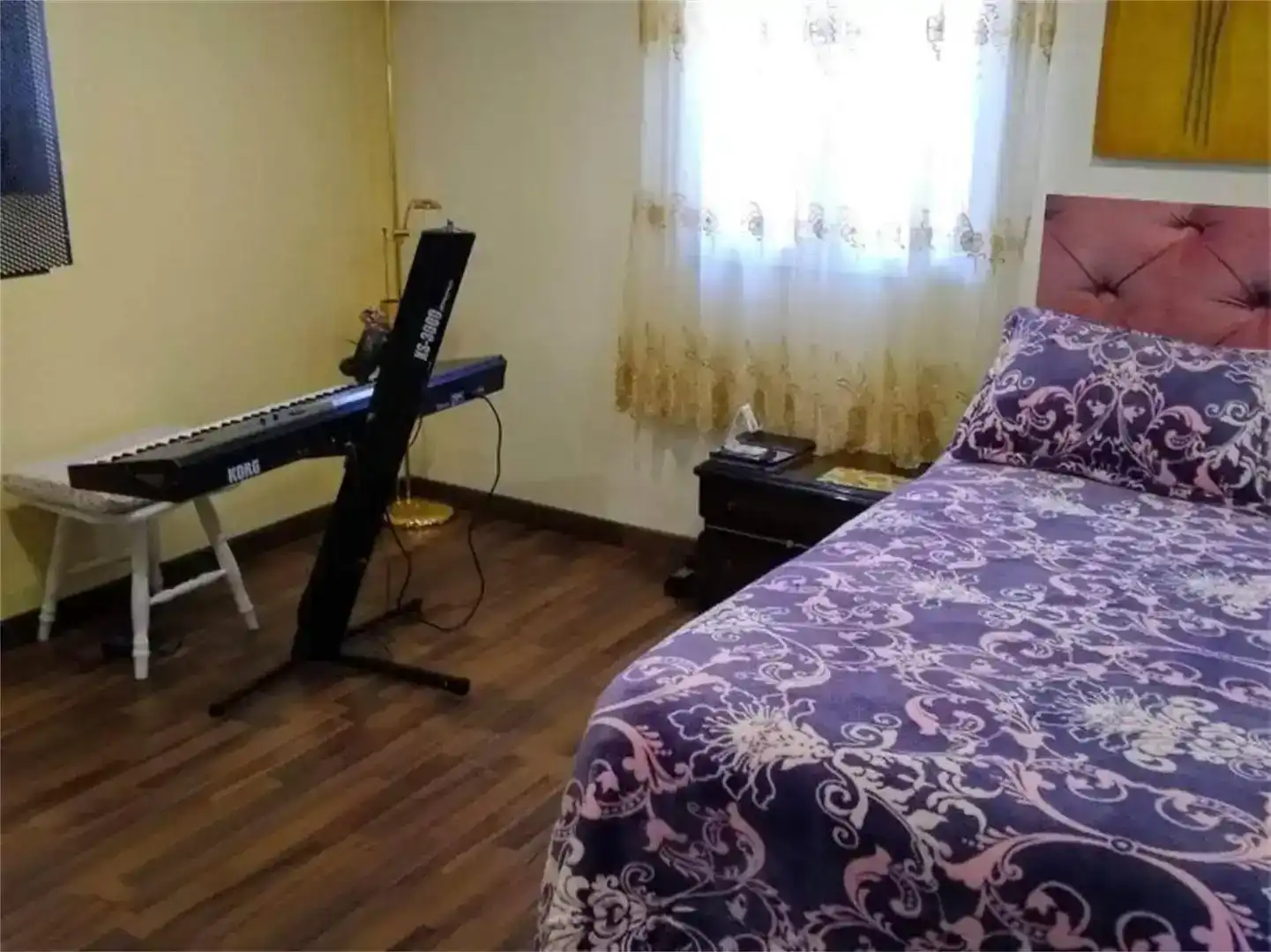 Dormitori de Casa adosada en venda en Aniñón amb Jardí privat, Parquet i Traster