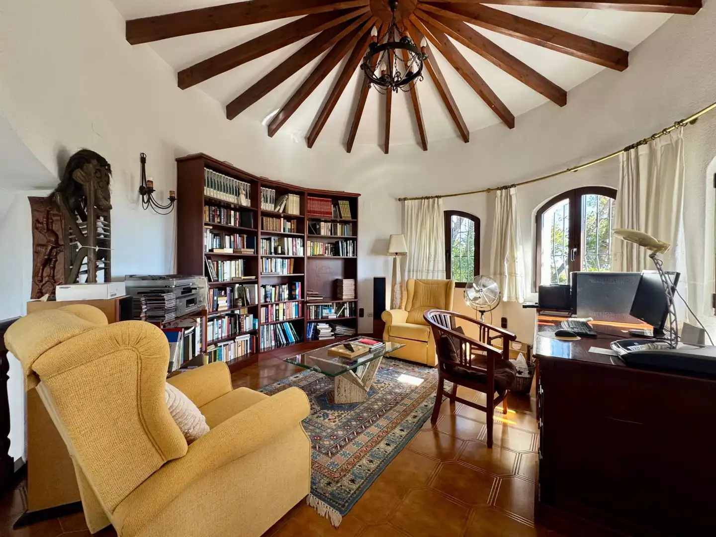 Sala de estar de Casa o chalet en venta en Beniarjó con Terraza, Trastero y Piscina comunitaria