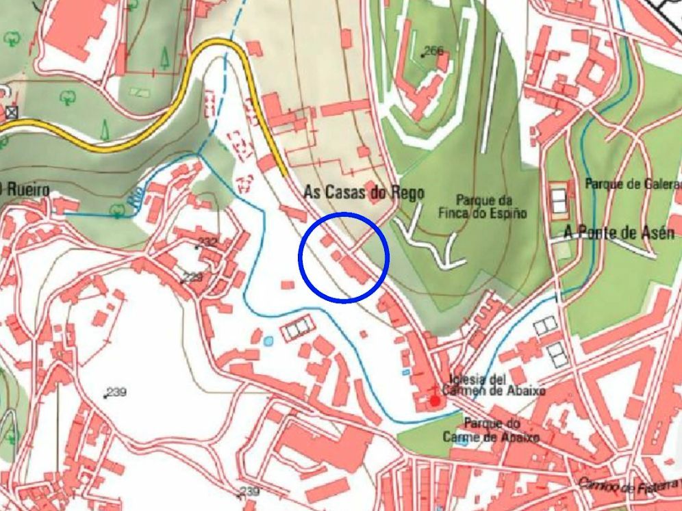 Exterior view of Residential for sale in Santiago de Compostela 