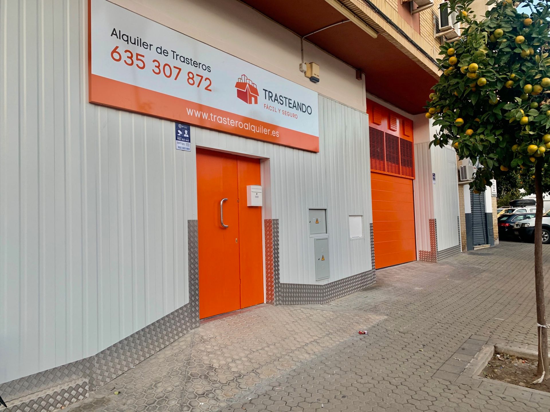 Vista exterior de Trastero de alquiler en  Sevilla Capital con Alarma