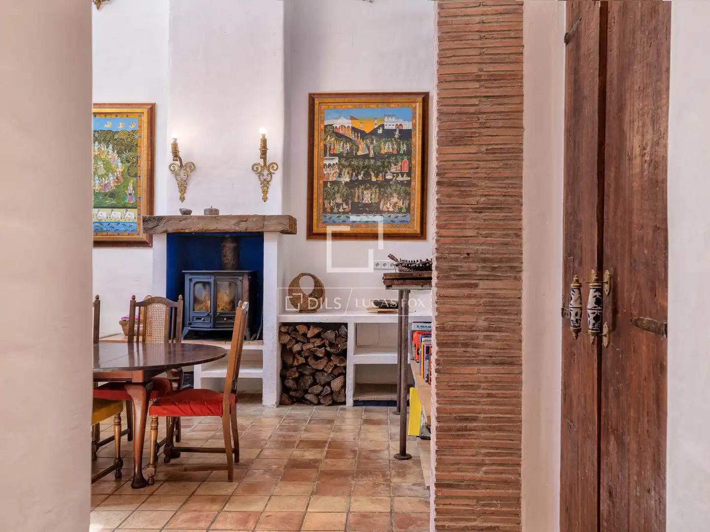 Menjador de Finca rústica en venda en Sant Martí Vell amb Calefacció, Jardí privat i Traster