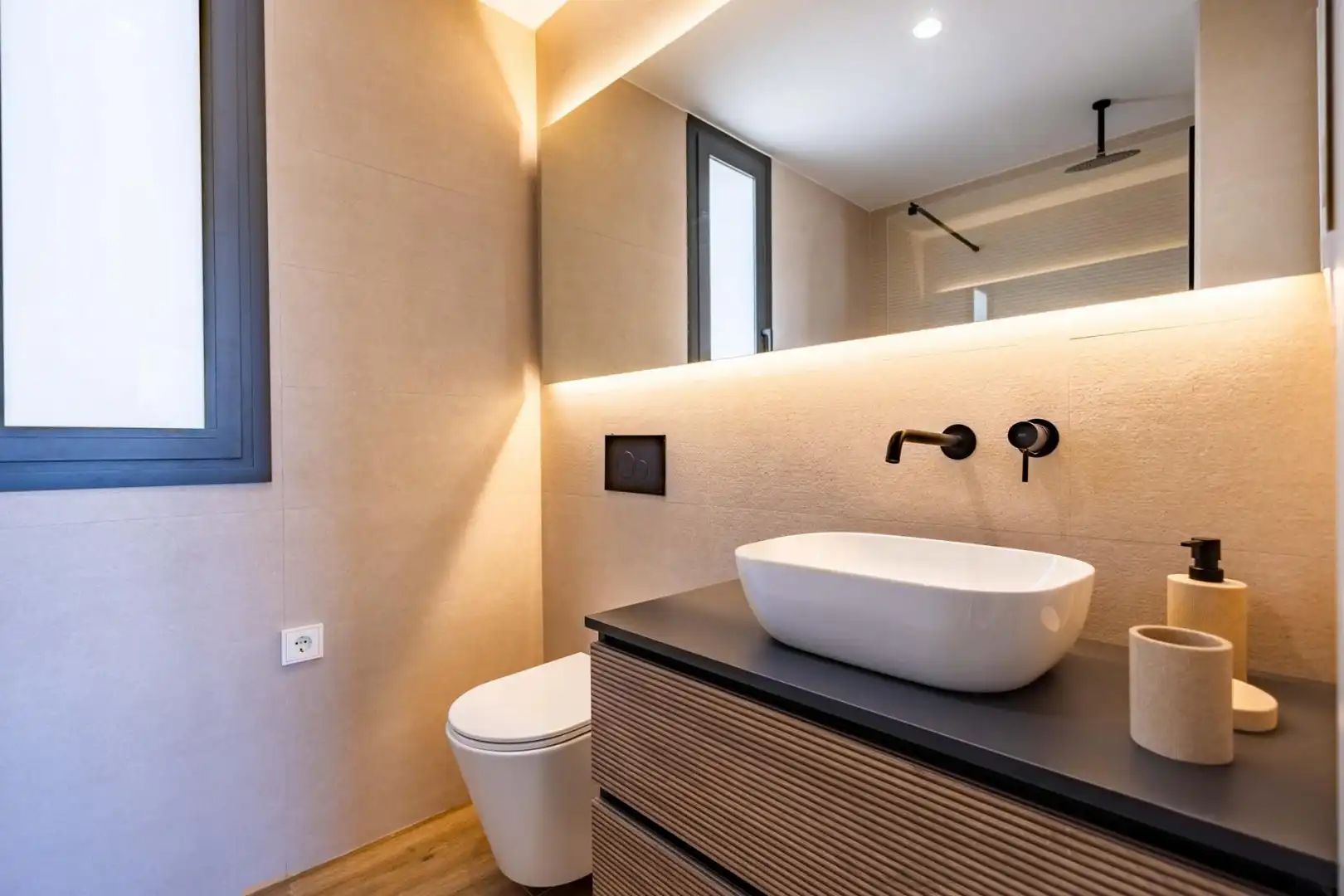 Baño de Casa o chalet en venta en Polop con Aire acondicionado, Terraza y Alarma