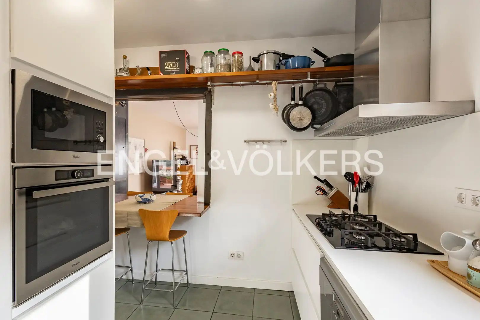 Cuina de Apartament en venda en Sant Just Desvern amb Aire condicionat, Calefacció i Jardí privat