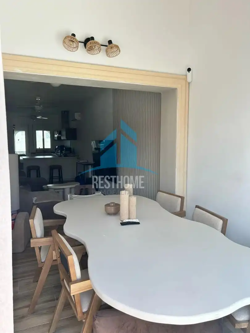 Menjador de Casa adosada en venda en Moraira amb Aire condicionat, Jardí privat i Terrassa