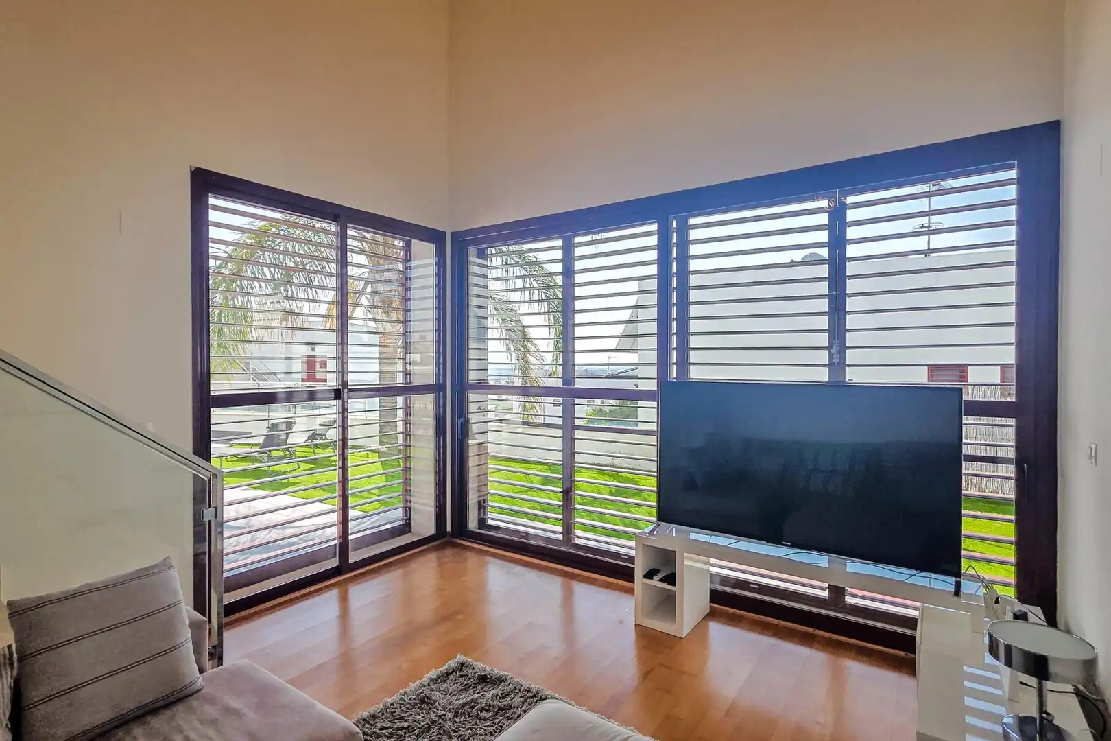 Wohnzimmer von Haus oder Chalet zum Verkauf in Montequinto mit Klimaanlage, Heizung und Terrasse